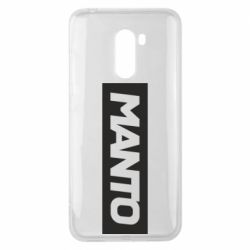 Чехол для Xiaomi Pocophone F1 Манто лого