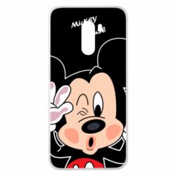 Чехол для Xiaomi Pocophone F1 Mickey Kiss - PrintSalon