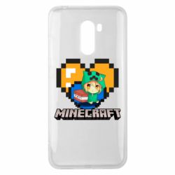 Чохол для Xiaomi Pocophone F1 Minecraft Girl - PrintSalon
