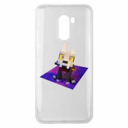 Чехол для Xiaomi Pocophone F1 Minecraft King - PrintSalon
