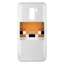 Чехол для Xiaomi Pocophone F1 Minecraft Minimalist - PrintSalon