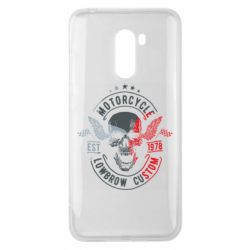 Чехол для Xiaomi Pocophone F1 Moto skull - PrintSalon