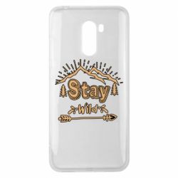 Чехол для Xiaomi Pocophone F1 Mountains - Stay Wild - PrintSalon