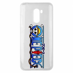 Чехол для Xiaomi Pocophone F1 One Piece Logo Skull - PrintSalon