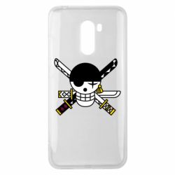 Чехол для Xiaomi Pocophone F1 One Piece Zoro logo - PrintSalon
