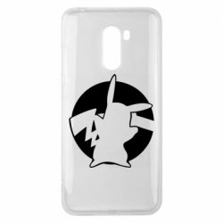 Чехол для Xiaomi Pocophone F1 Pikachu silhouette - PrintSalon
