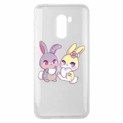 Чехол для Xiaomi Pocophone F1 Rabbits In Love - PrintSalon