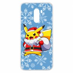 Чохол для Xiaomi Pocophone F1 Santa Claus Pikachu - PrintSalon