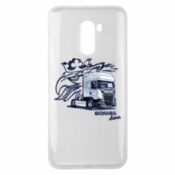 Чехол для Xiaomi Pocophone F1 Scania watercolor art - PrintSalon