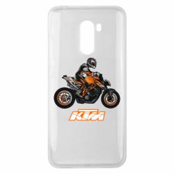Чехол для Xiaomi Pocophone F1 Sport Bike Art - PrintSalon