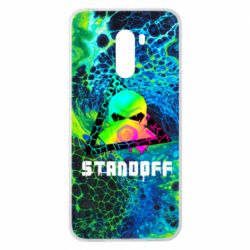 Чехол для Xiaomi Pocophone F1 Standoff art skull - PrintSalon