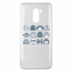 Чехол для Xiaomi Pocophone F1 Star wars icons - PrintSalon