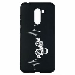 Чехол для Xiaomi Pocophone F1 Трактор импульс - PrintSalon