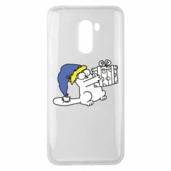 Чехол для Xiaomi Pocophone F1 Украинский кот саймона с подарком - PrintSalon