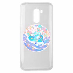 Чехол для Xiaomi Pocophone F1 Ultra cute shark - PrintSalon