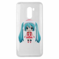 Чехол для Xiaomi Pocophone F1 Winter Hatsune Miku - PrintSalon