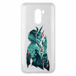 Чехол для Xiaomi Pocophone F1 Xiao silhouette - PrintSalon