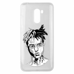 Чехол для Xiaomi Pocophone F1 XXXTentacion Monochrome Art - PrintSalon