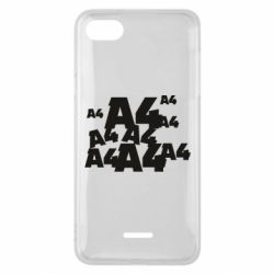 Чехол для Xiaomi Redmi 6A A4 Pattern - PrintSalon