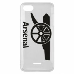 Чехол для Xiaomi Redmi 6A Arsenal simple logo - PrintSalon