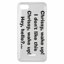 Чехол для Xiaomi Redmi 6A Chrissy, wake up - PrintSalon