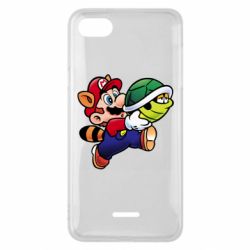 Чехол для Xiaomi Redmi 6A Cute Mario with turtle