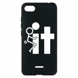 Чехол для Xiaomi Redmi 6A F*ck with IT - PrintSalon