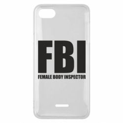 Чехол для Xiaomi Redmi 6A FBI - Female Body Inspector - PrintSalon