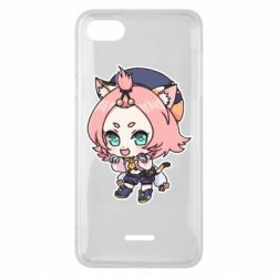 Чехол для Xiaomi Redmi 6A Genshin Impact chibi Diona - PrintSalon