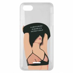 Чехол для Xiaomi Redmi 6A Gentleman Is Simply A Patient Wolf - PrintSalon