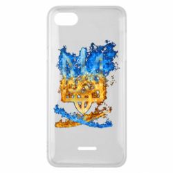 Чехол для Xiaomi Redmi 6A Горящий гербу Украины - PrintSalon