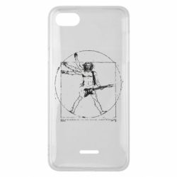 Чехол для Xiaomi Redmi 6A Guitarist Da Vinci - PrintSalon