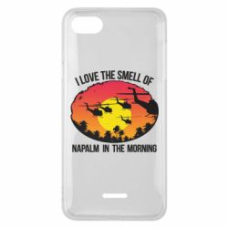 Чехол для Xiaomi Redmi 6A I love the smell napalm, in the morning - PrintSalon