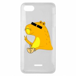 Чехол для Xiaomi Redmi 6A Капибара Программист - PrintSalon