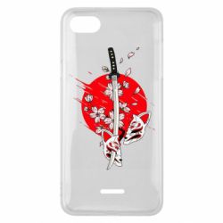 Чохол для Xiaomi Redmi 6A katana in sakura - PrintSalon