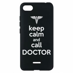 Чехол для Xiaomi Redmi 6A Keep Calm And Call Doctor - PrintSalon