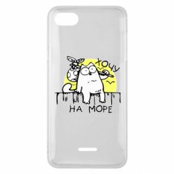 Чехол для Xiaomi Redmi 6A Кот Саймона, хочу на море - PrintSalon
