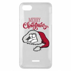 Чехол для Xiaomi Redmi 6A Кот саймона рождество - PrintSalon
