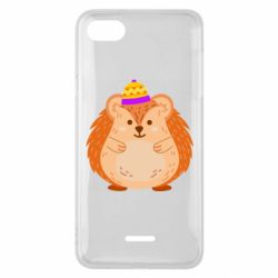 Чехол для Xiaomi Redmi 6A Little hedgehog in a hat - PrintSalon