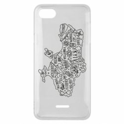 Чехол для Xiaomi Redmi 6A Map Ukraine