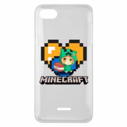 Чехол для Xiaomi Redmi 6A Minecraft Girl