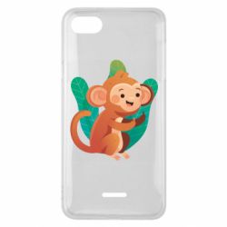 Чехол для Xiaomi Redmi 6A Monkey. Fuck You - PrintSalon