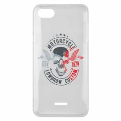 Чехол для Xiaomi Redmi 6A Moto skull - PrintSalon