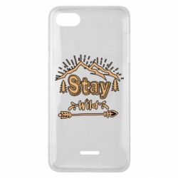 Чехол для Xiaomi Redmi 6A Mountains - Stay Wild - PrintSalon