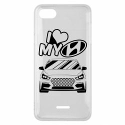 Чехол для Xiaomi Redmi 6A Моя любовь Хендай - PrintSalon