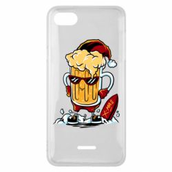 Чехол для Xiaomi Redmi 6A New Year's beer - PrintSalon