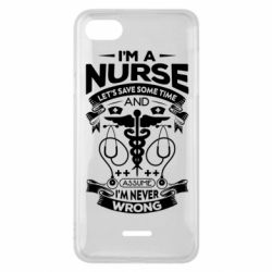 Чехол для Xiaomi Redmi 6A Nurse I'm Never Wrong - PrintSalon