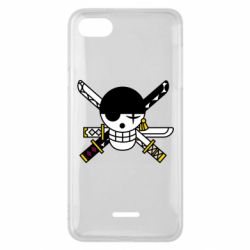 Чехол для Xiaomi Redmi 6A One Piece Zoro logo - PrintSalon