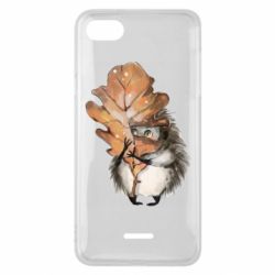 Чехол для Xiaomi Redmi 6A Осенний ежик - PrintSalon