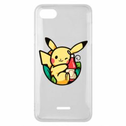 Чехол для Xiaomi Redmi 6A Pikachu with ketchup - PrintSalon